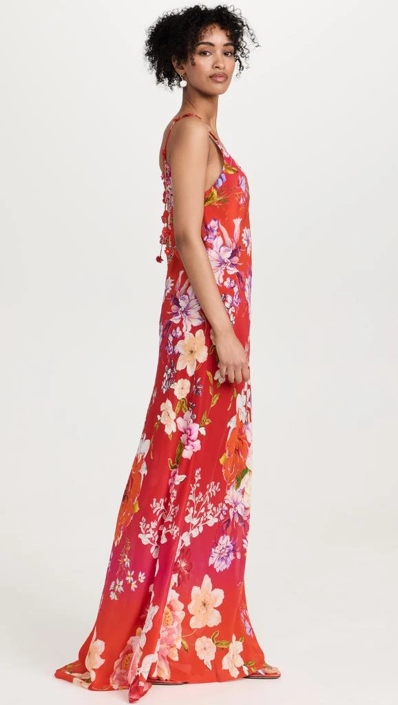 商品Camilla|V Neck Full Length Bias Slip Dress,价格¥2557,第3张图片详细描述