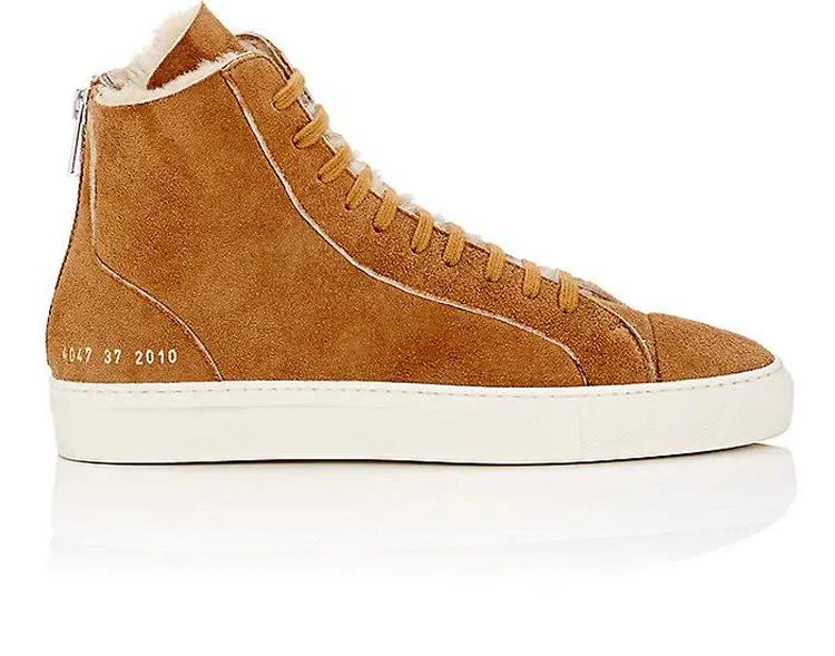商品Common Projects|Tournament Shearling Sneakers,价格¥1409,第1张图片