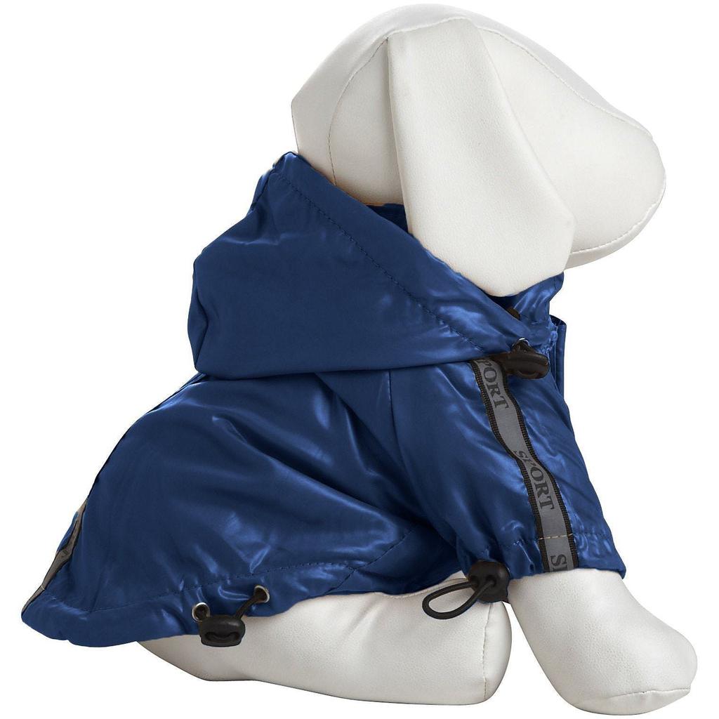 Pet Life  'Reflecta-Sport' Multi-Adjustable Reflective Weather-Proof Dog Raincoat w/ Removable Hood商品第2张图片规格展示