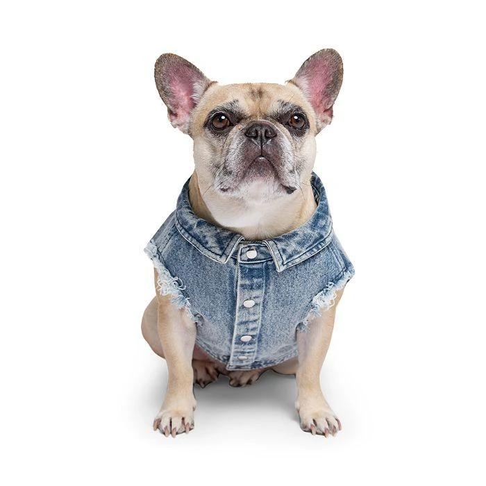 商品Canada Pooch|Barbie Denim Dog Vest,价格¥382,第2张图片详细描述