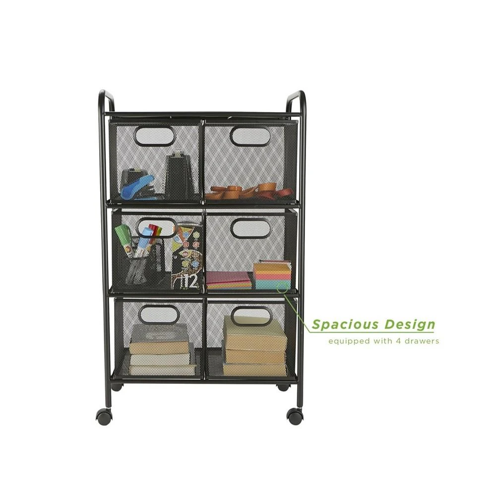 商品Mind Reader|6 Drawer Heavy Duty Multi-Purpose Cart,价格¥1120,第3张图片详细描述