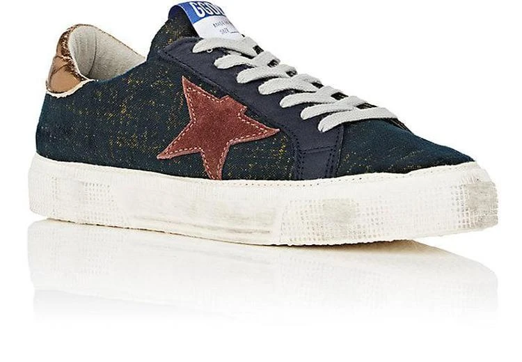 商品Golden Goose|Women's May Velvet Sneakers,价格¥1778,第2张图片详细描述