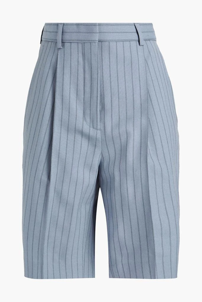 商品Acne Studios|Pleated pinstriped wool shorts,价格¥1262,第3张图片详细描述