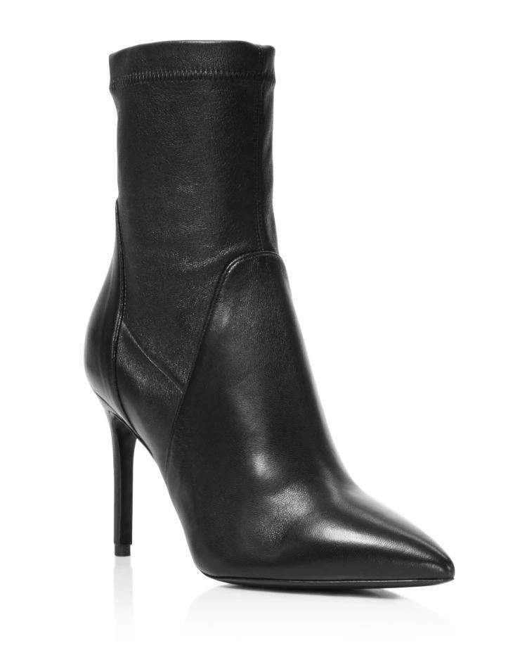 商品Charles David|Women's Linden Stretch Leather Pointed Toe Booties,价格¥1567,第1张图片