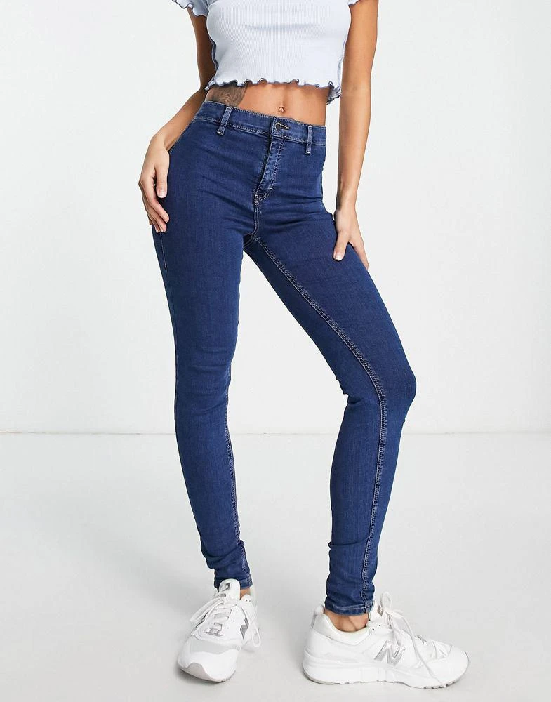 商品Topshop|Topshop Joni jean in mid blue,价格¥257,第4张图片详细描述