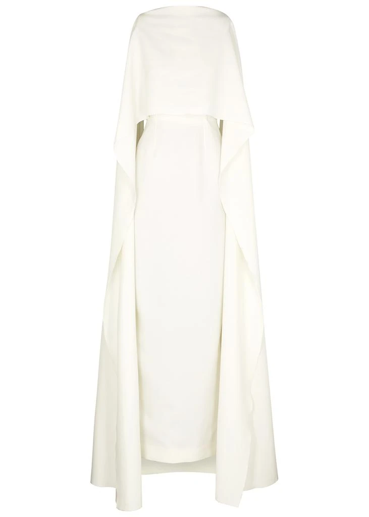 商品ROKSANDA|Elina ivory cape-effect gown,价格¥13068,第1张图片