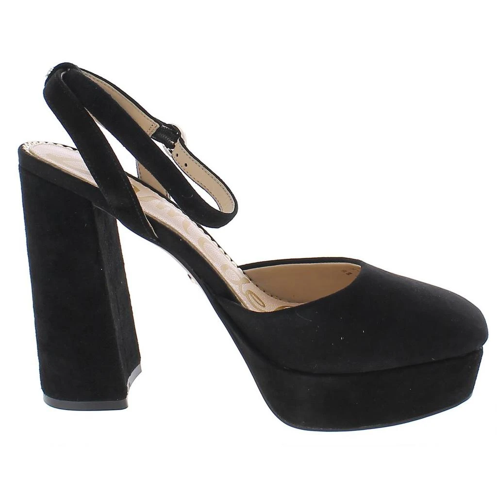 商品Sam Edelman|Sam Edelman Womens Olwyn Suede Ankle Strap Dress Heels,价格¥237,第3张图片详细描述