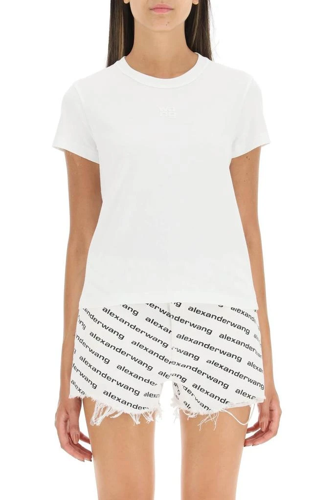商品Alexander Wang|T By Alexander Wang Crewneck Short-Sleeved T-Shirt,价格¥1541,第3张图片详细描述