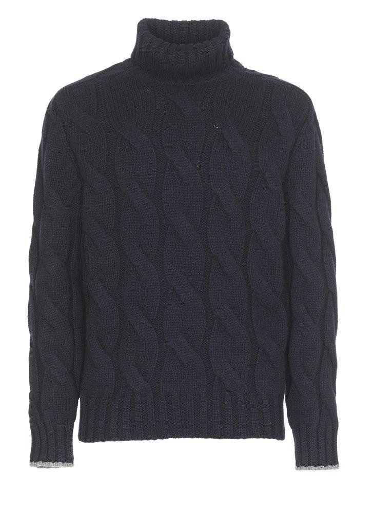 商品Brunello Cucinelli|Brunello Cucinelli High-Neck Knitted Sweater,价格¥15805,第1张图片