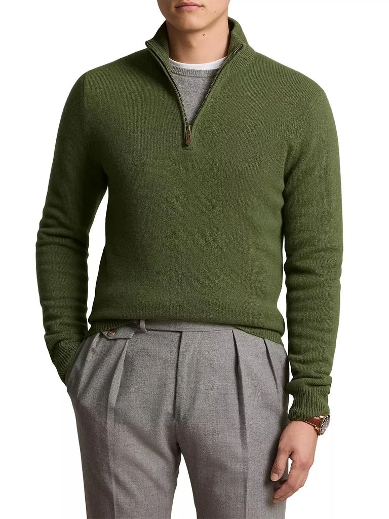 商品Ralph Lauren|Wool Quarter-Zip Sweater,价格¥1731,第3张图片详细描述