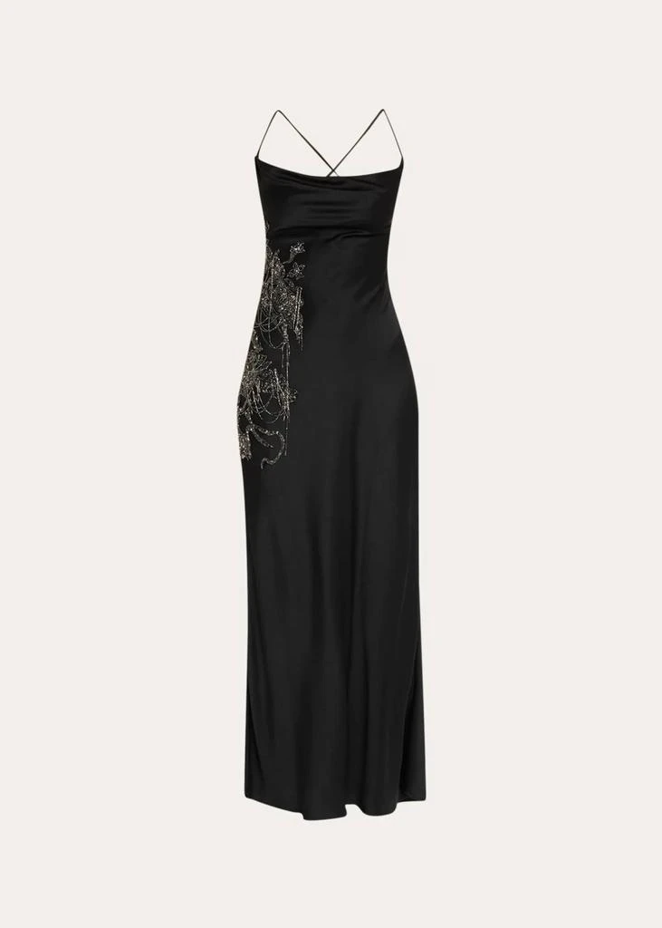 商品Jason Wu|Slip Dress With Bead Applique In Black,价格¥5192,第1张图片