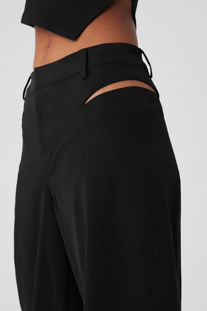 商品Alo|High-Waist Risk Taker Trouser - Black,价格¥755,第4张图片详细描述