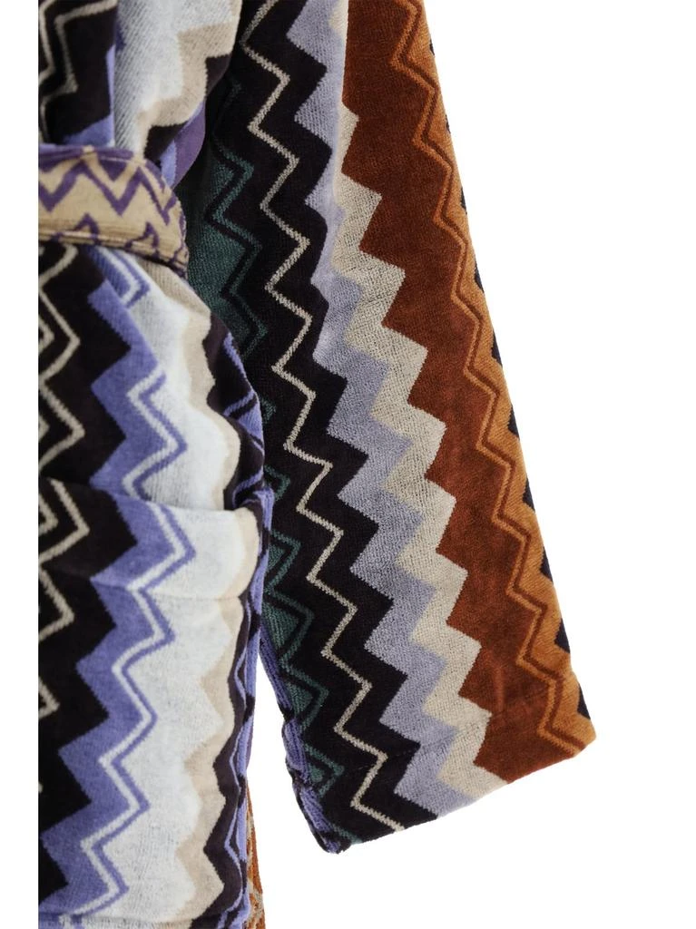 商品Missoni|Missoni Home Giacomo Hooded Bathrobe,价格¥1857,第3张图片详细描述