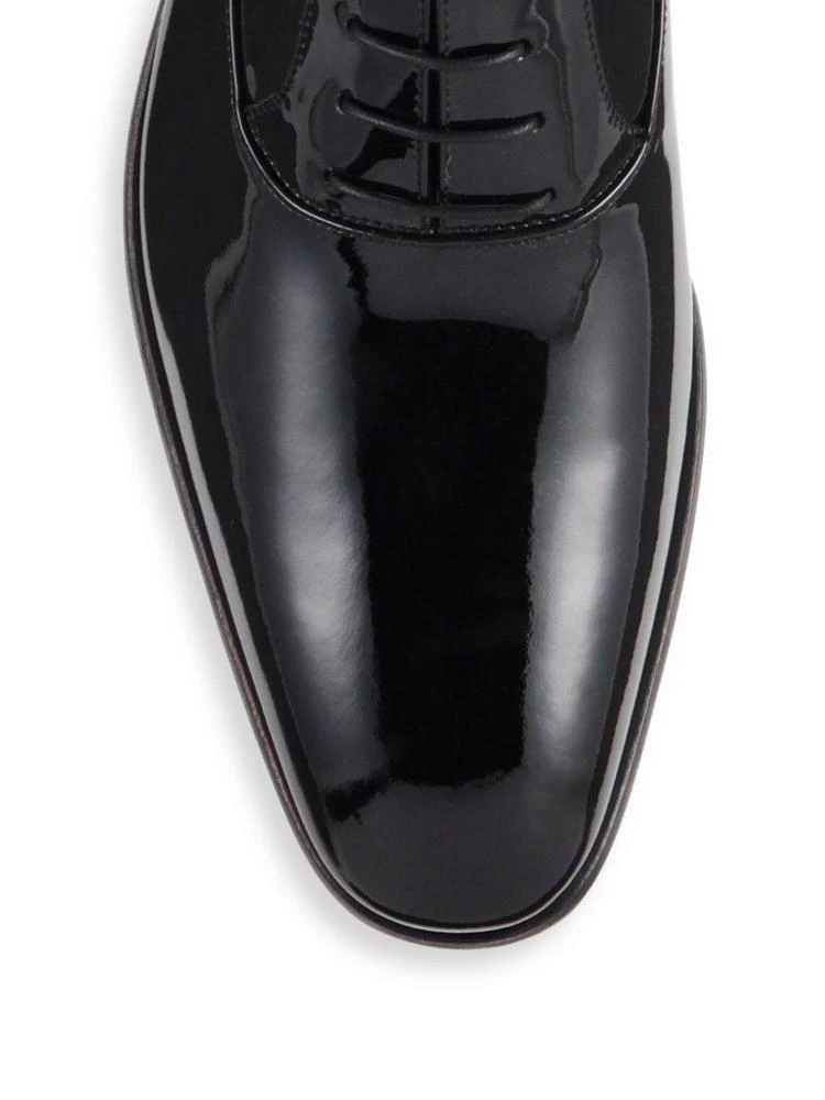 商品Salvatore Ferragamo|Salvatore Ferragamo - Aiden Patent Leather Oxfords,价格¥3284,第3张图片详细描述