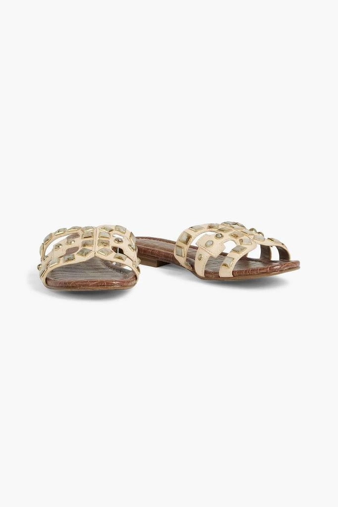 商品Sam Edelman|Bay embellished faux leather sandals,价格¥448,第2张图片详细描述
