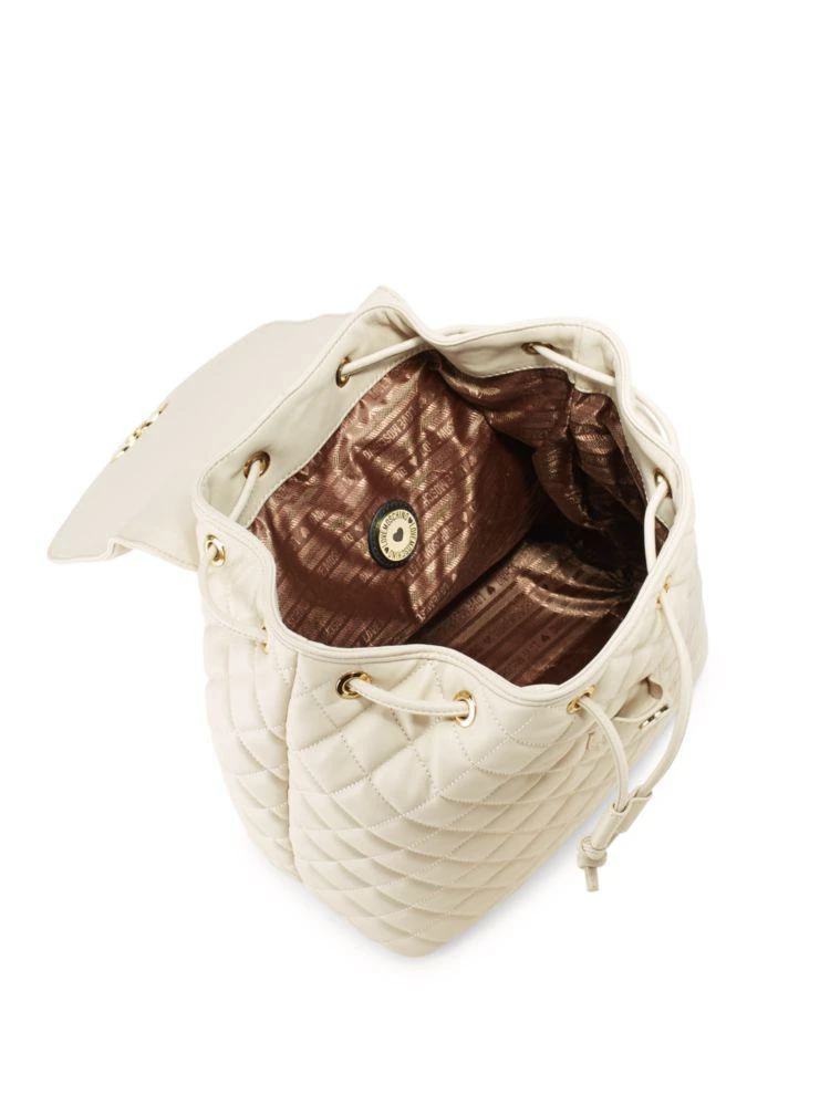 商品Moschino|Quilted Drawstring Backpack,价格¥983,第2张图片详细描述