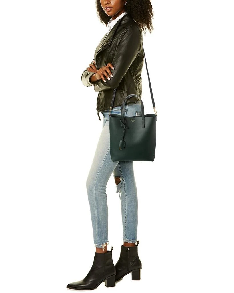 商品Yves Saint Laurent|Saint Laurent Toy N/S Leather Shopper Tote,价格¥8377,第4张图片详细描述