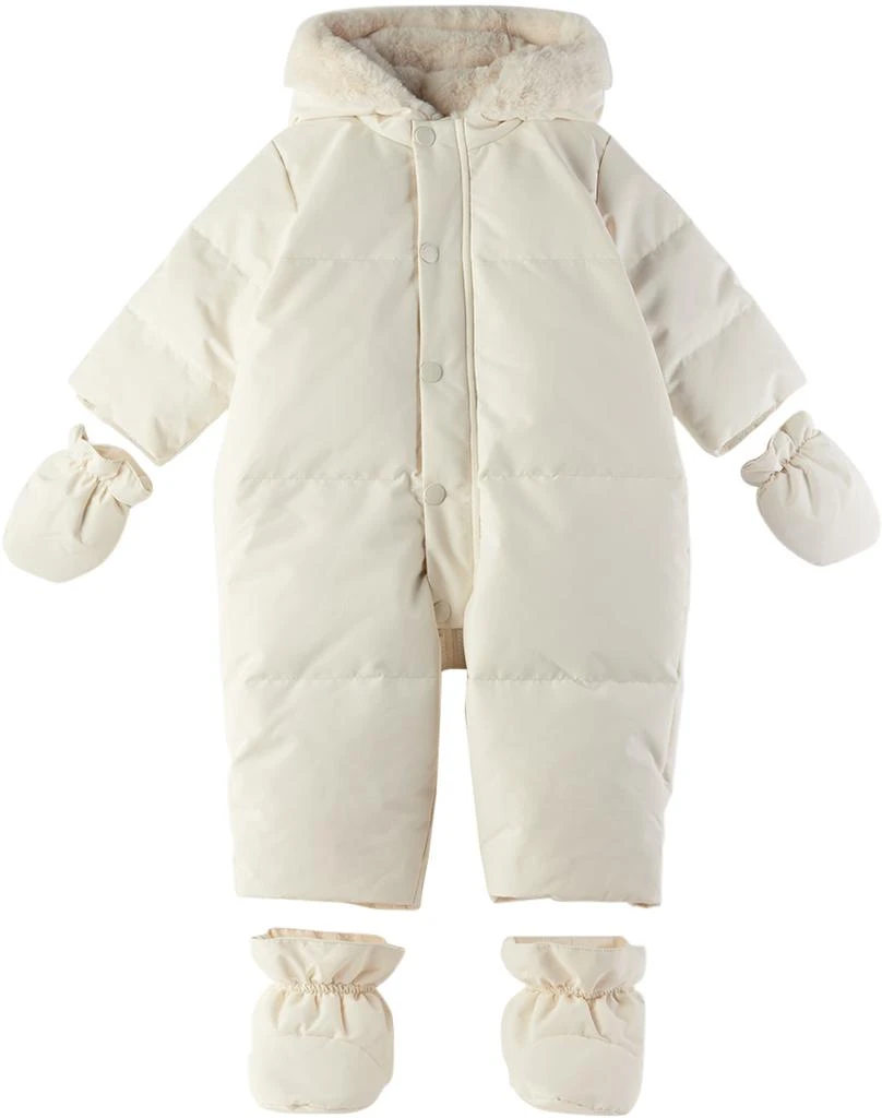 商品Bonpoint|Baby White Daegon Down Snowsuit,价格¥2273,第1张图片