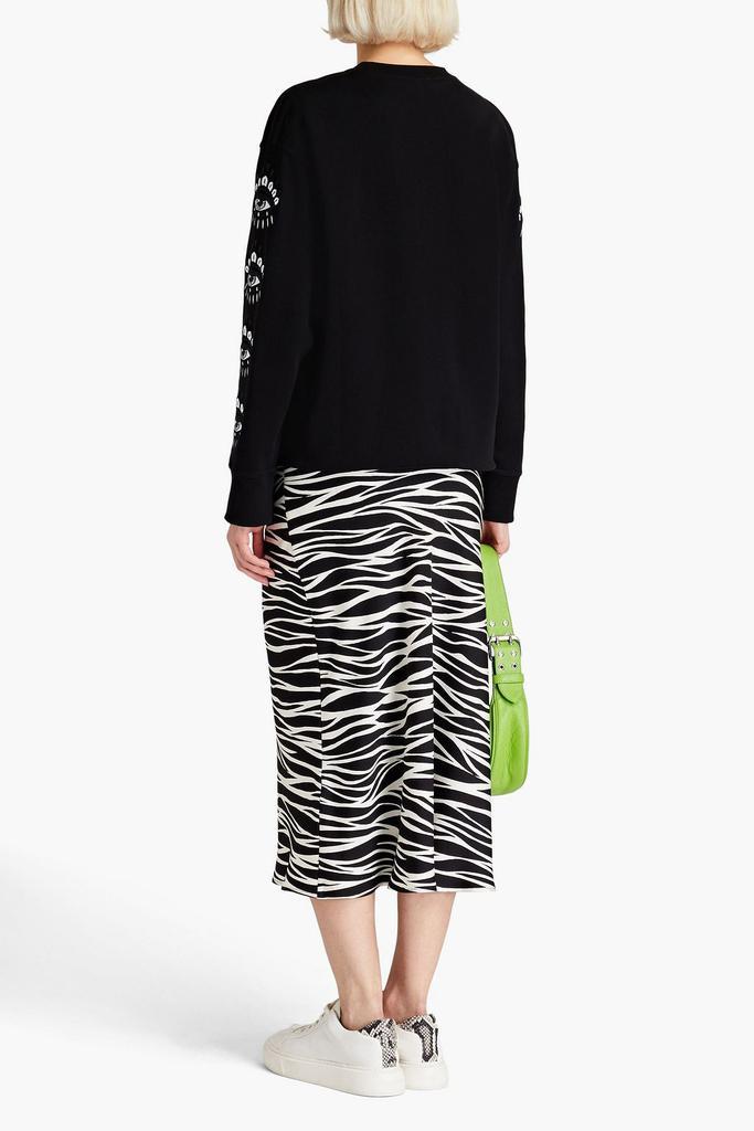 商品Kenzo|Embellished French cotton-terry sweatshirt,价格¥2367,第1张图片