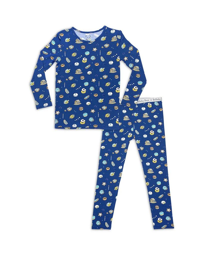 商品Bellabu Bear|Unisex Hanukkah Cookies Print Pajama Set - Baby, Little Kid,价格¥286,第1张图片