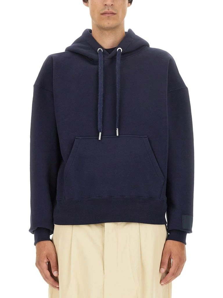 商品AMI|AMI Paris Long-Sleeved Drawstring Hoodie,价格¥1844,第1张图片