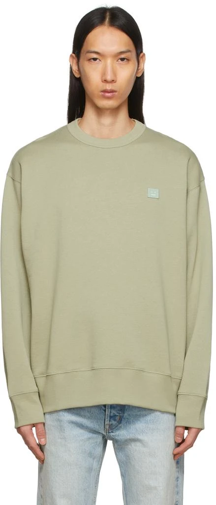 商品Acne Studios|Green Crewneck Sweatshirt,价格¥974,第1张图片