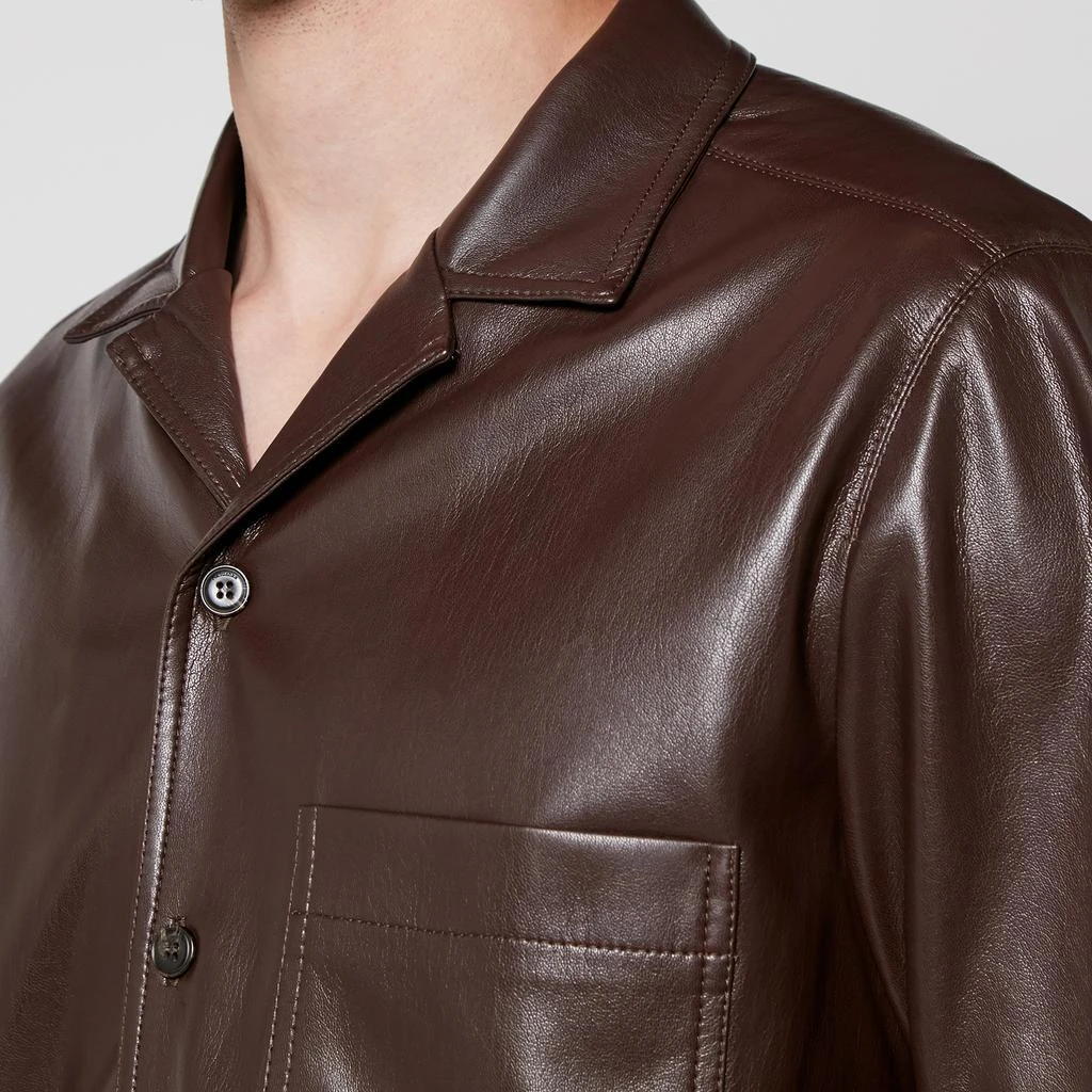 商品Nanushka|Nanushka Bodil Faux Leather Shirt,价格¥816,第4张图片详细描述
