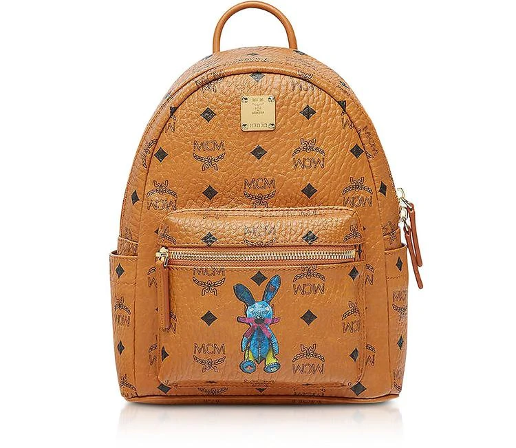 商品MCM|MCM Cognac Rabbit Mini Backpack,价格¥6617,第1张图片