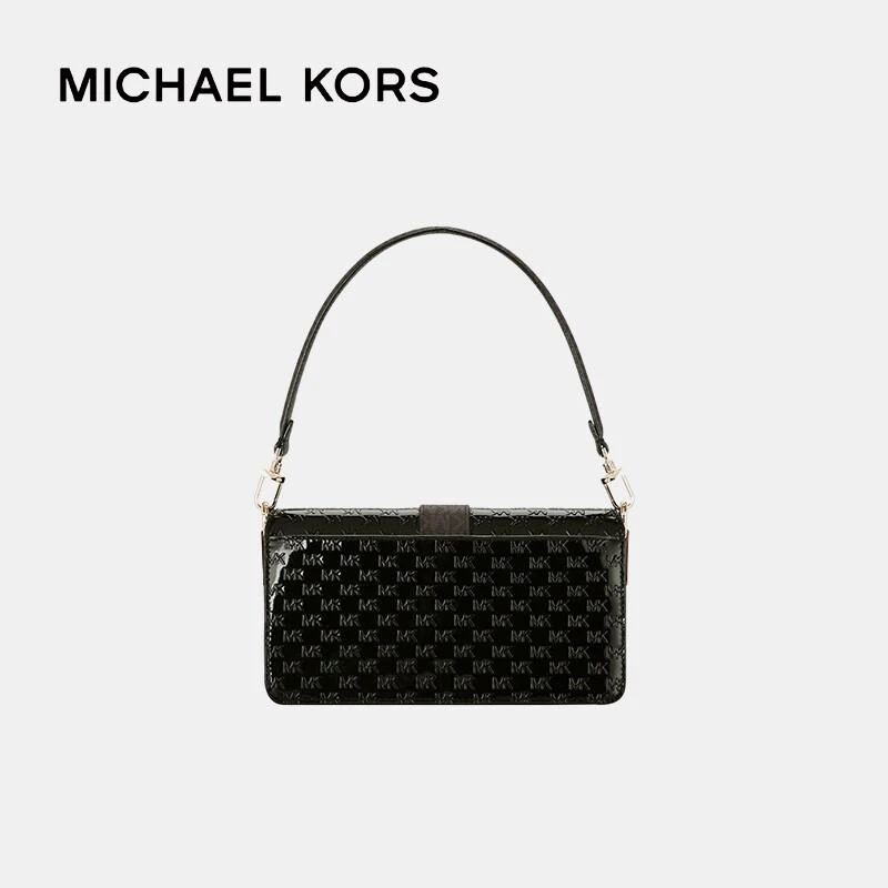 商品[国内直发] Michael Kors|MK 女包 迈克·科尔斯（MICHAEL KORS）黑色手提单肩斜挎包 30H1GGRL2A BLACK,价格¥1664,第5张图片详细描述