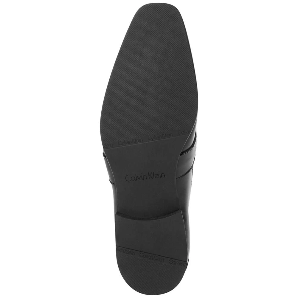 商品Calvin Klein|Men's Bartley Bit Textured Loafers,价格¥409,第3张图片详细描述