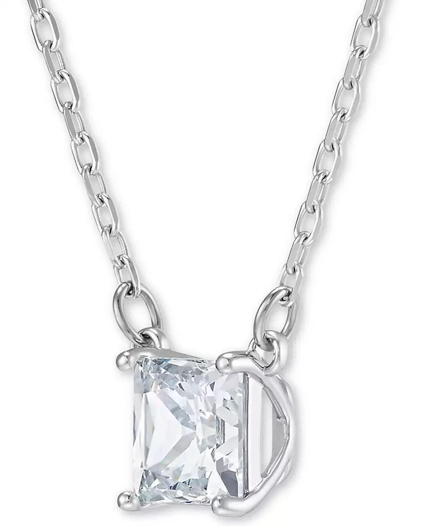 商品Swarovski|立方氧化锆方形单石吊坠项链,价格¥664,第3张图片详细描述