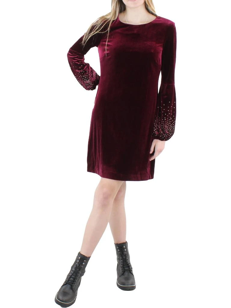 商品Calvin Klein|Womens Velvet Mini Sheath Dress,价格¥327,第1张图片