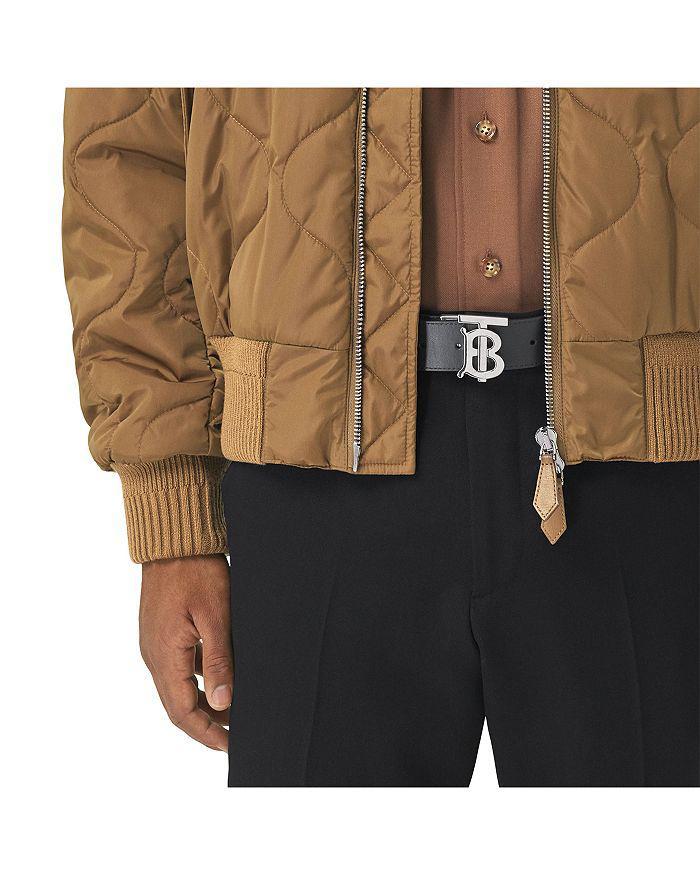 商品Burberry|Men's Reversible Monogram Buckle Check Belt,价格¥4049,第4张图片详细描述