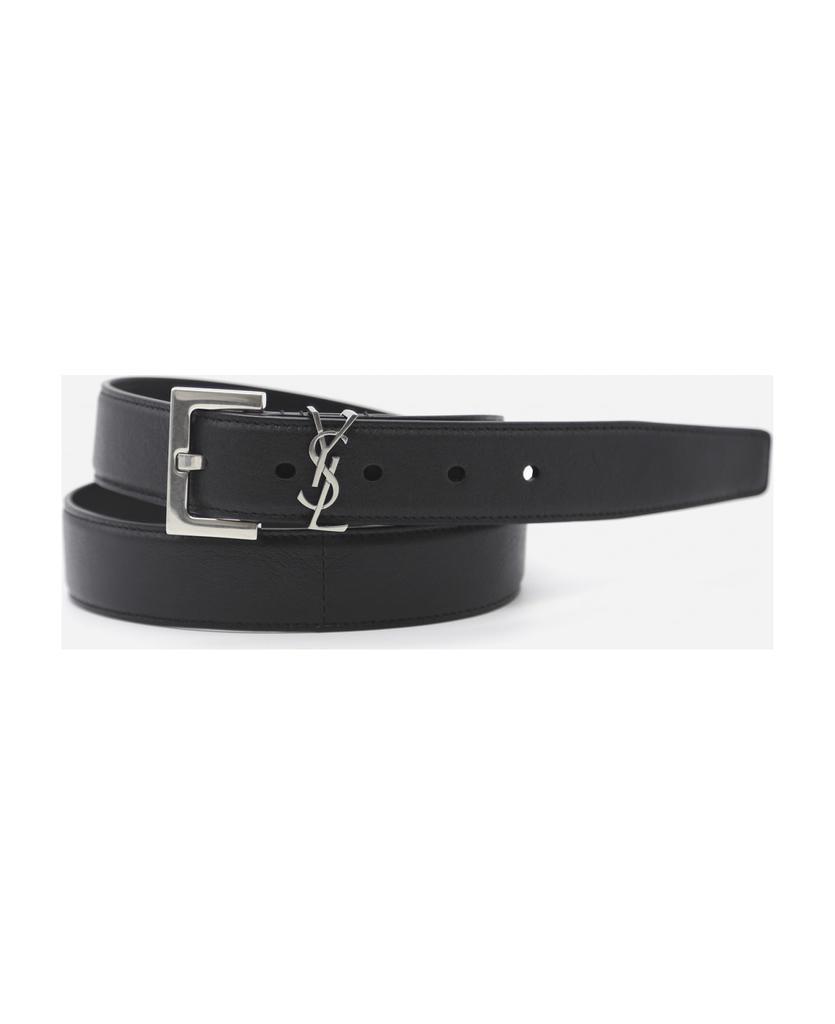 商品Yves Saint Laurent|Monogram Leather Belt,价格¥2900,第1张图片