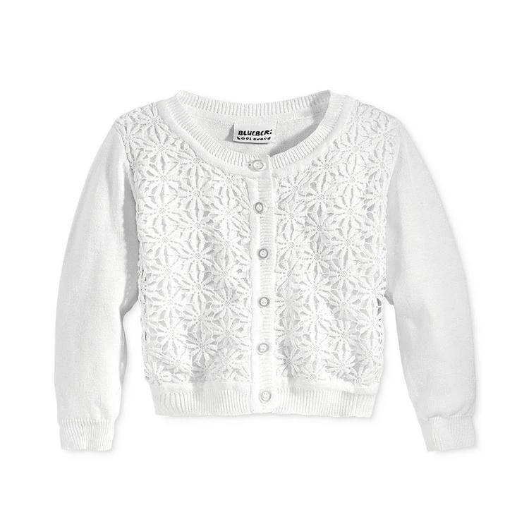 商品Blueberi Boulevard|Crochet Floral Cardigan, Little Girls (4-6X),价格¥35,第1张图片