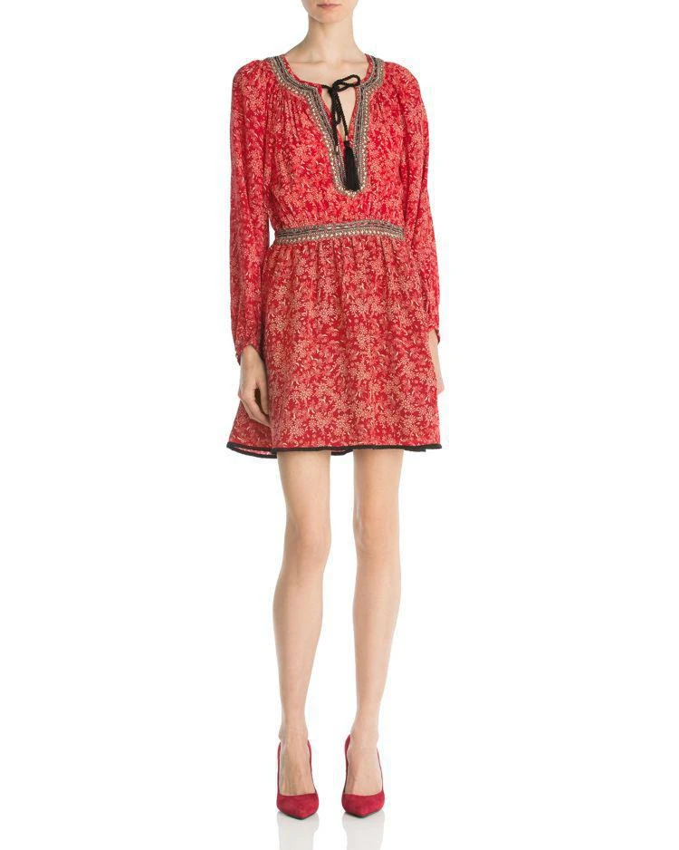 商品The Kooples|Sunrise Embellished Silk Dress,价格¥1483,第1张图片