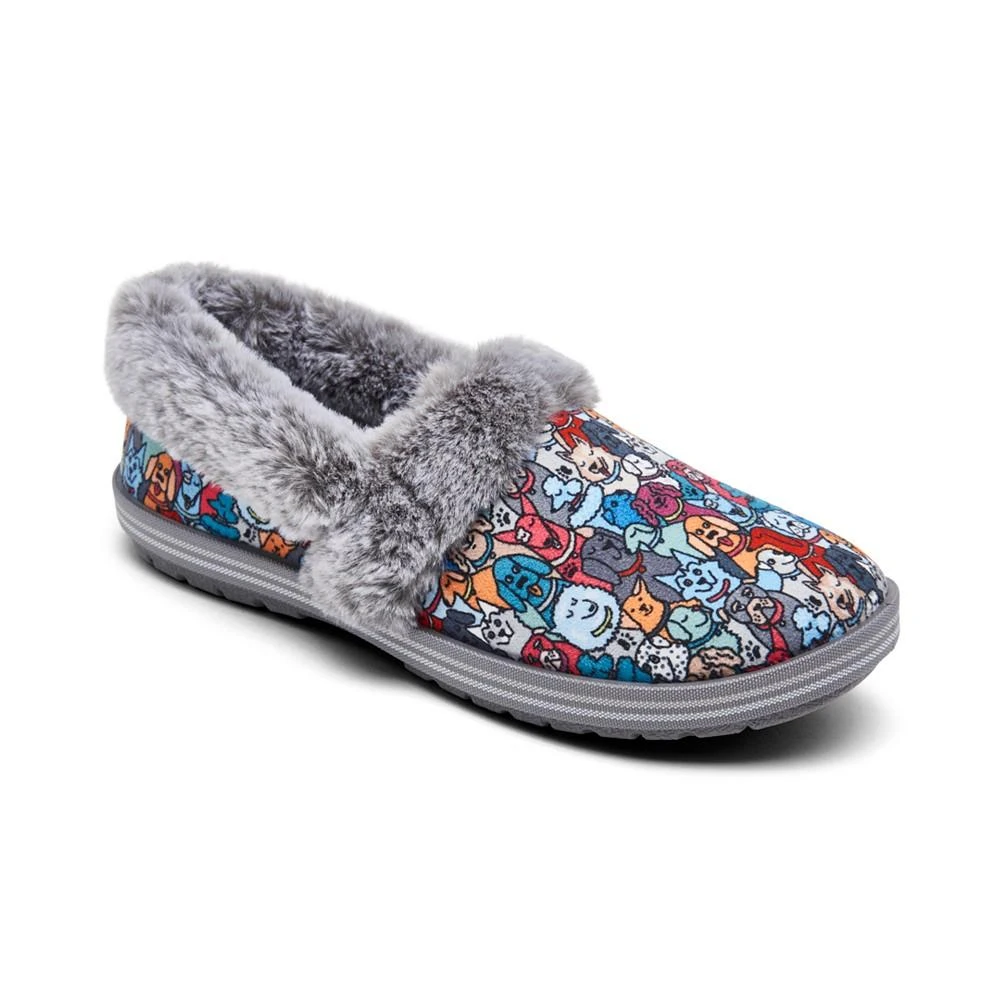 商品SKECHERS|Women's BOBS for Paws BOBS Too Cozy - Pooch Parade Slipper Shoes from Finish Line,价格¥151,第1张图片
