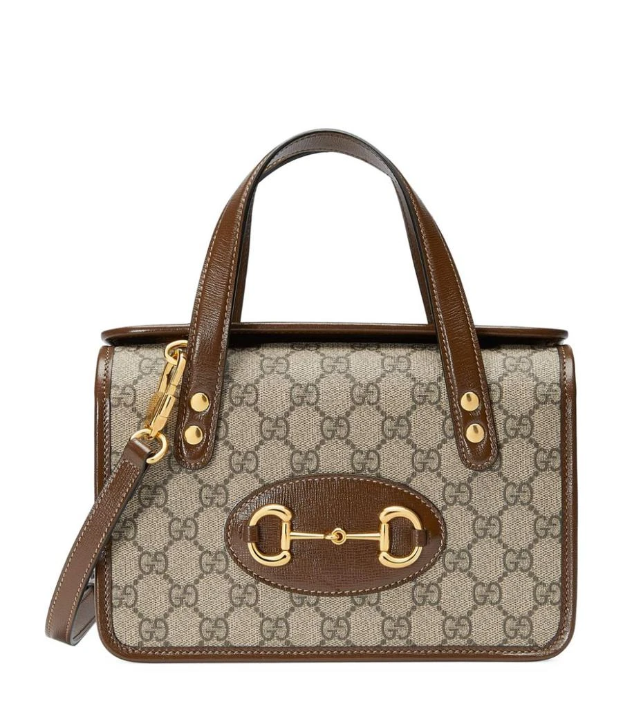 商品Gucci|Mini Horsebit 1955 Tote Bag,价格¥13257,第1张图片