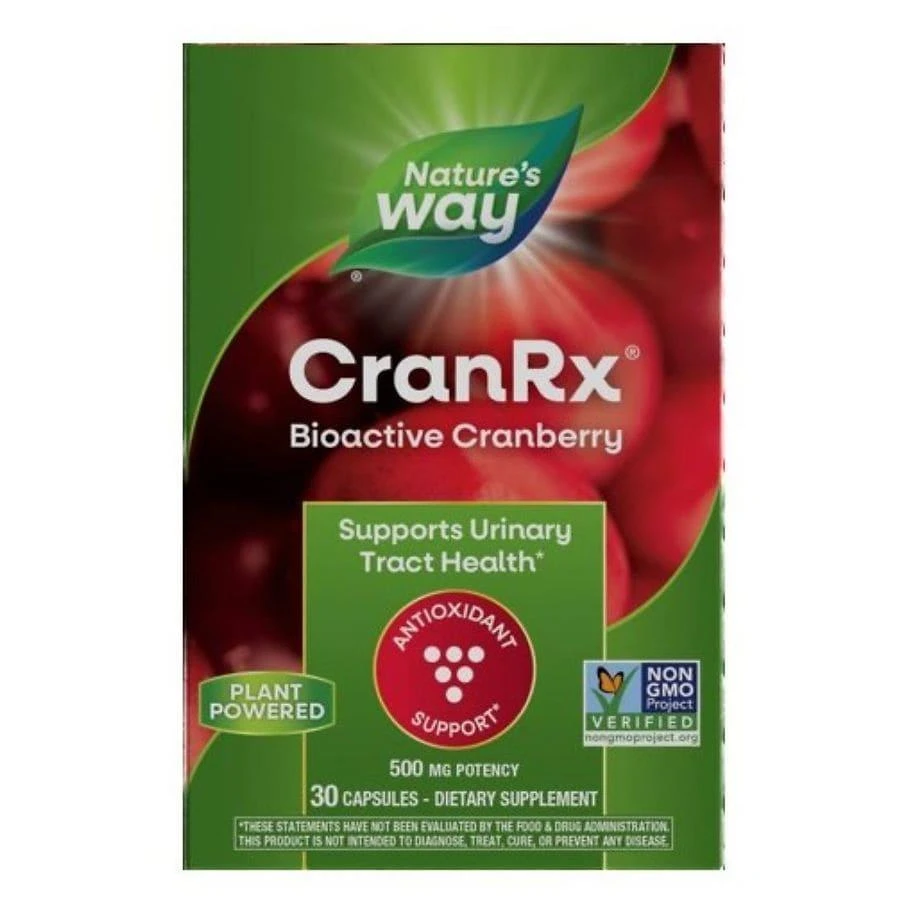 商品Nature's Way|CranRx Bioactive Cranberry Capsules,价格¥143,第1张图片