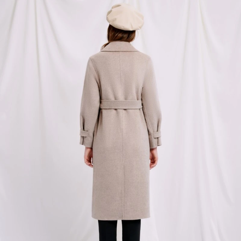 Enola Wool Coat - Oatmeal | Enola羊毛大衣 - 燕麦色 商品