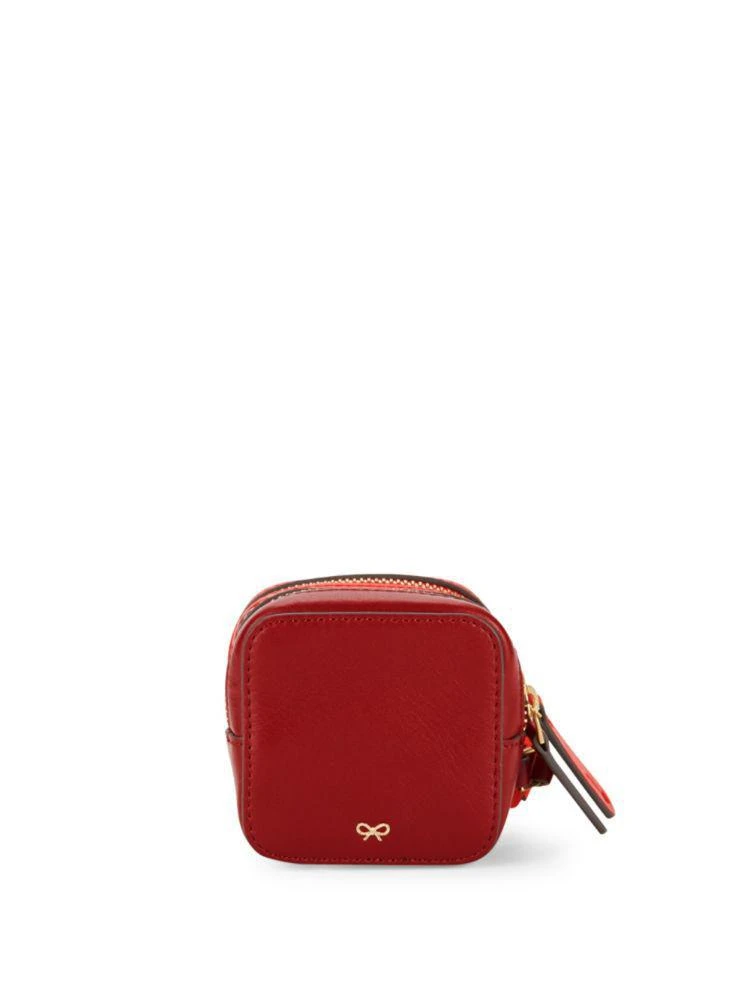 商品Anya Hindmarch|Double Zip Leather Coin Purse,价格¥944,第3张图片详细描述