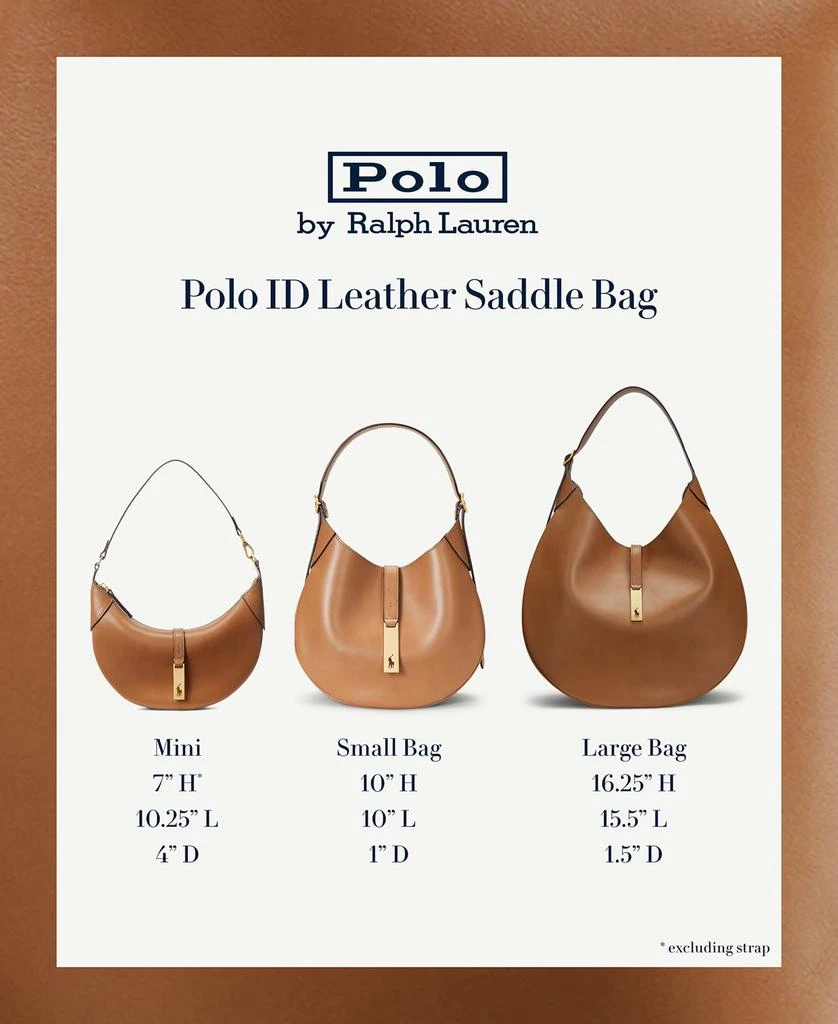 商品Ralph Lauren|Polo ID Small Leather Shoulder Bag,价格¥3851,第5张图片详细描述