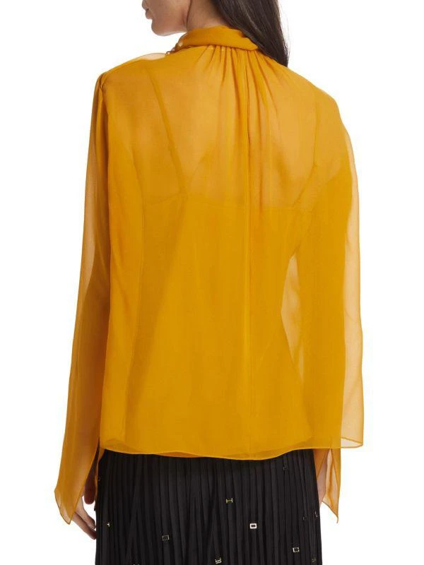 商品Jason Wu|Tie-Neck Chiffon Blouse,价格¥3657,第2张图片详细描述