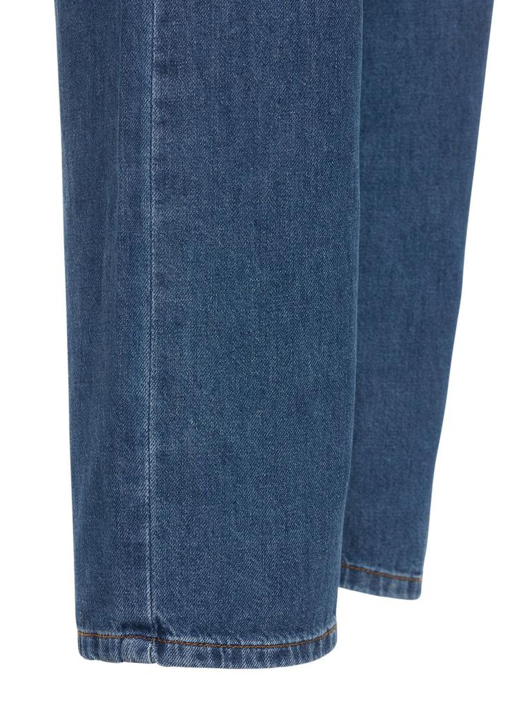 Light Straight Cotton Denim Jeans商品第5张图片规格展示