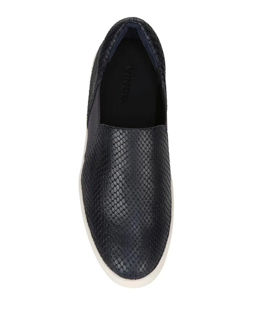 商品Vince|Warren Embossed Leather Platform Skate Sneakers,价格¥1722,第3张图片详细描述