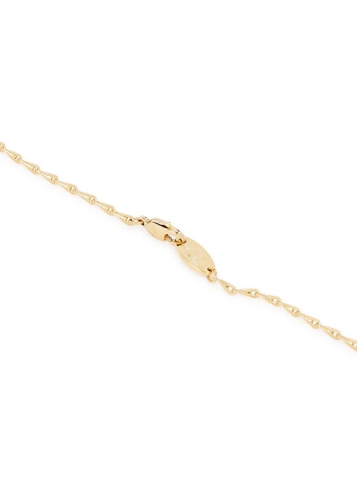 商品Vivienne Westwood|Little Pave Teddy crystal-embellished gold-tone long necklace,价格¥1753,第4张图片详细描述