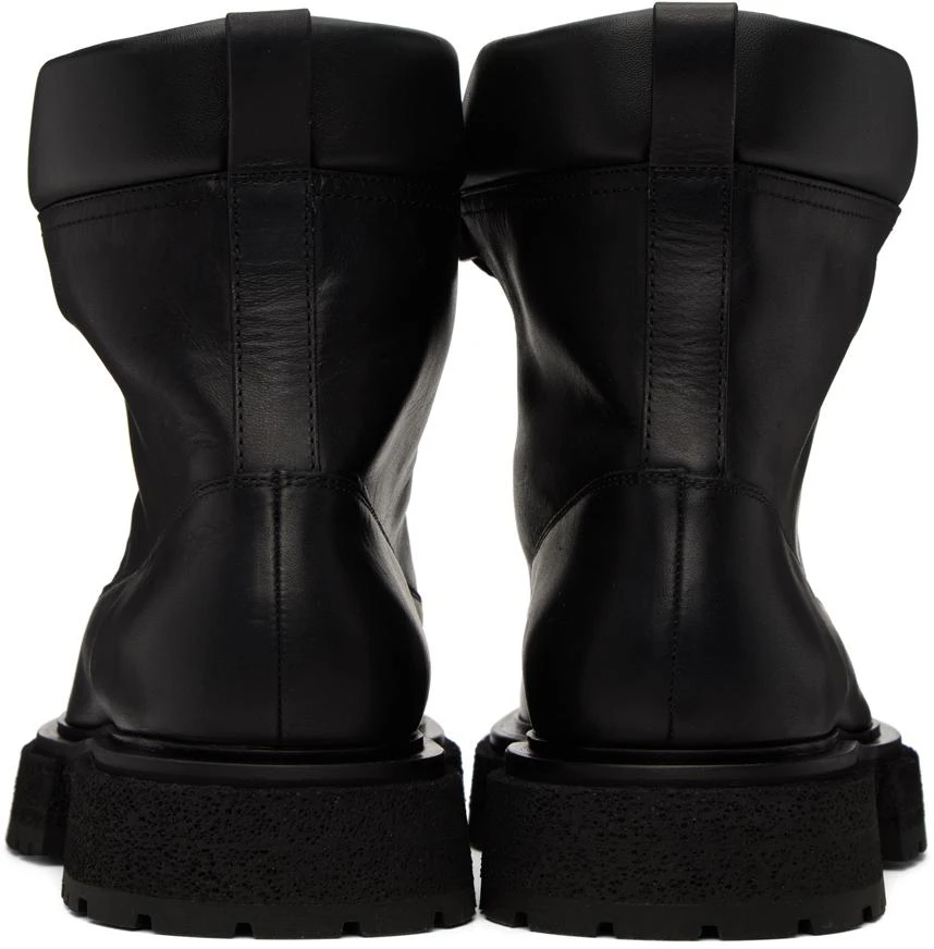 商品Giorgio Armani|Black Embossed Boots,价格¥9336,第2张图片详细描述