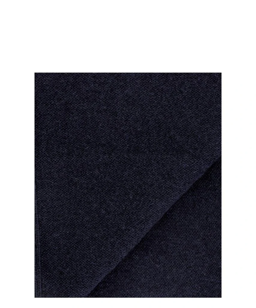 商品G.A.Emme|Pure Cashmere Shawl Scarves Blue,价格¥1214,第2张图片详细描述