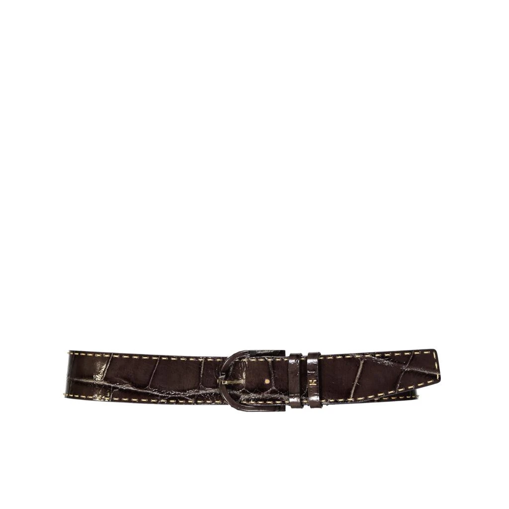 商品MAX MARA ACCESSORI|Max Mara Accessori Waist1 Leather Belt,价格¥1630,第1张图片