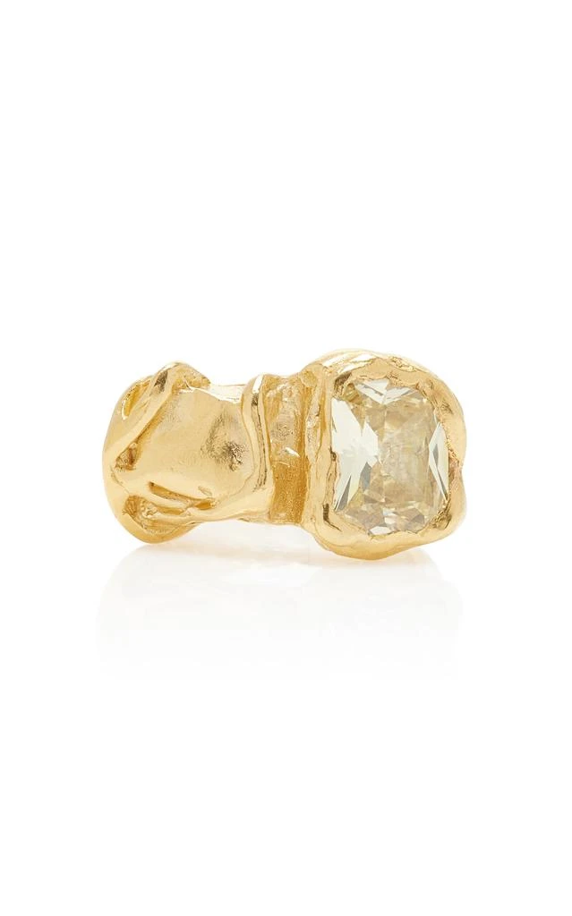 商品Simuero|Simuero - Vera 18K Gold-Plated Crystal Ring - Gold - US 8 - Moda Operandi - Gifts For Her,价格¥1655,第1张图片